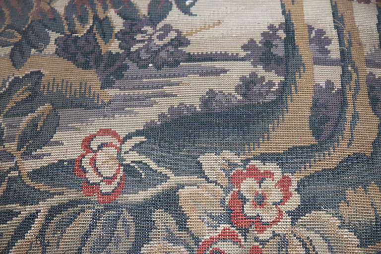 Pair of 19th Century Tapestry Armchairs 4
