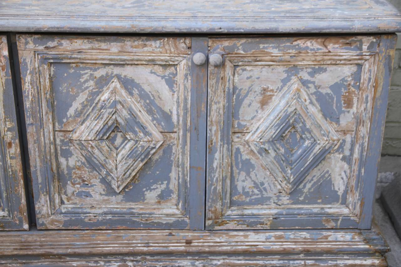 Neoclassical 19th Century French Painted Sideboard