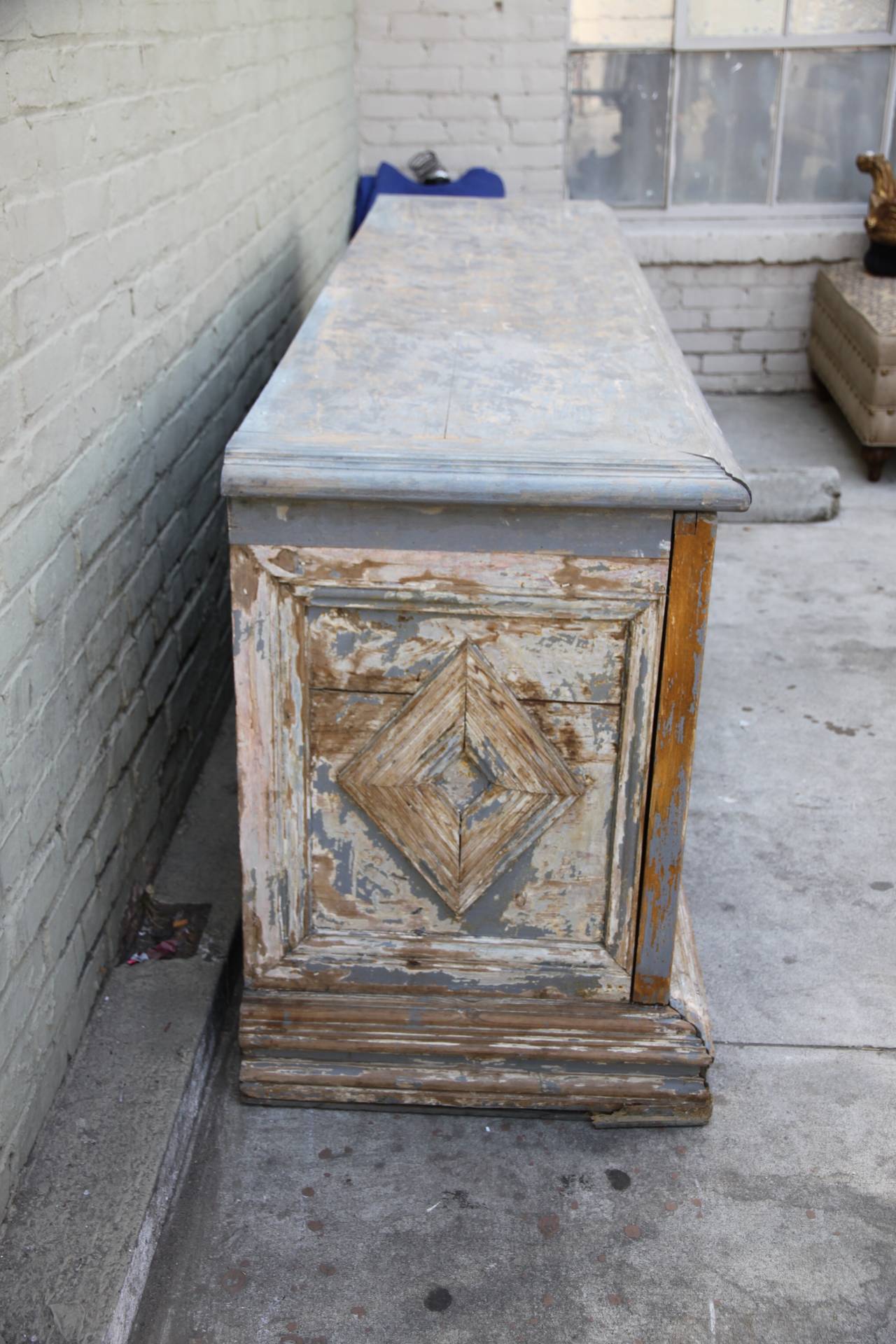 19th Century French Painted Sideboard 1