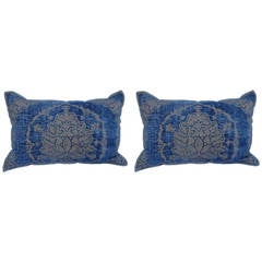 Pair of Vintage Italian Fortuny Pillows