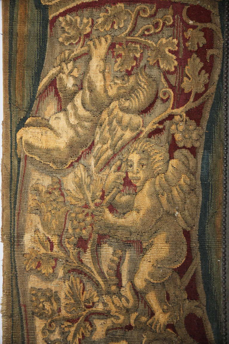 Other 18th Century Tapestry Panels with Cherubs and Columns
