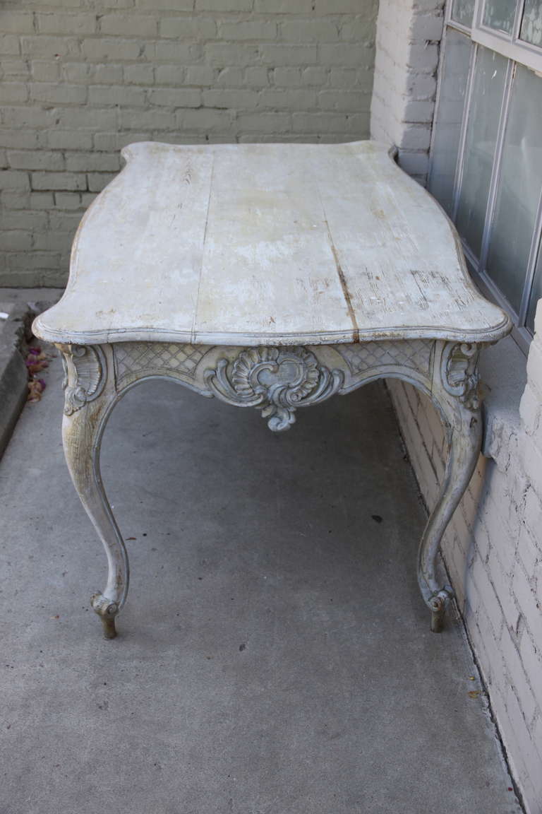 Fruitwood 19th Century French Painted Desk