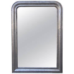 19th Century Louis Philippe Silvered Mirror