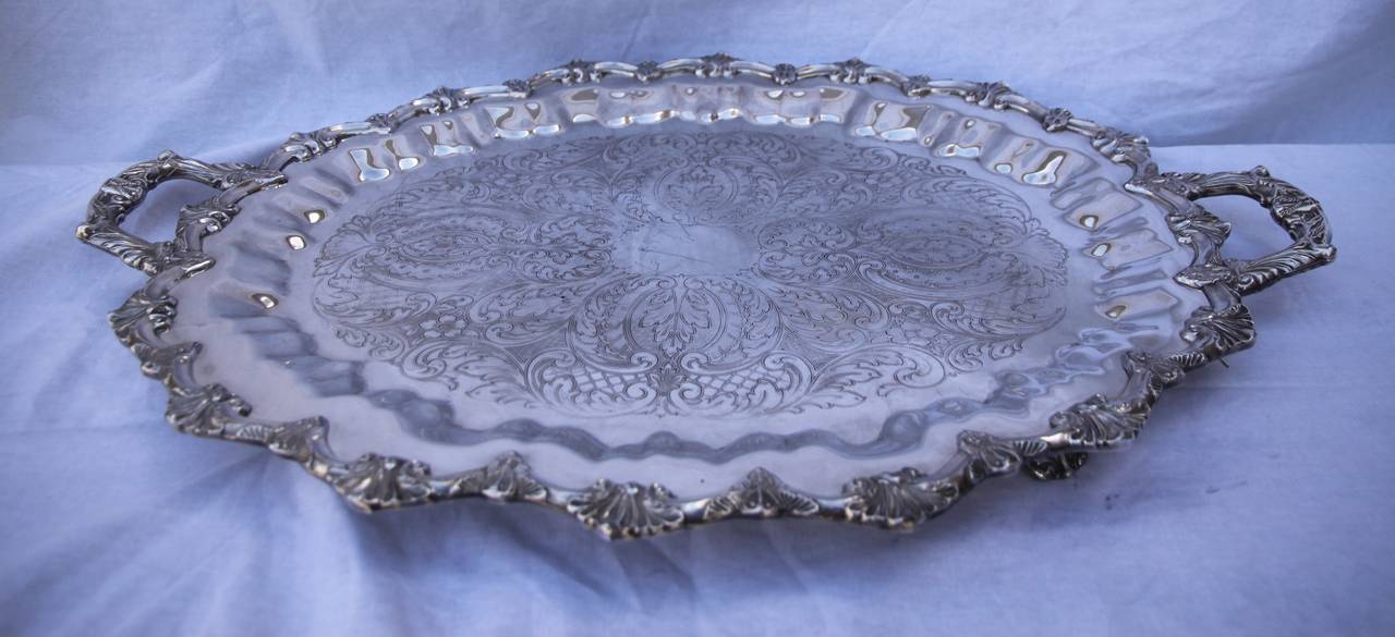 Hand-Hammered and Engraved Tea Set 3