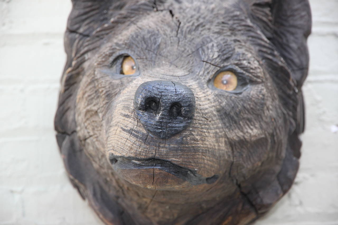 wolf wood carving for sale