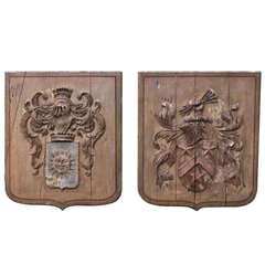 Antique 19th Century Italian Coat of Arms