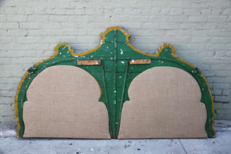 19th Century French Painted Headboard 3