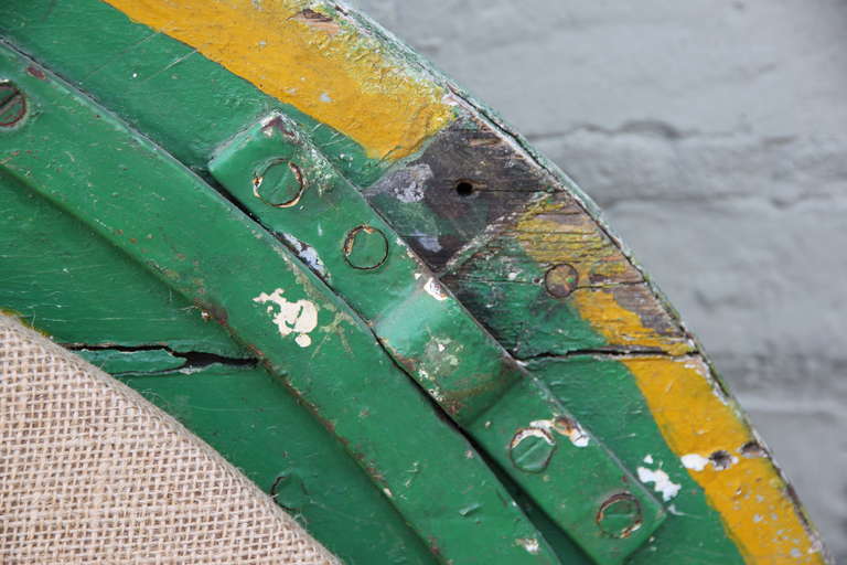 19th Century French Painted Headboard 4