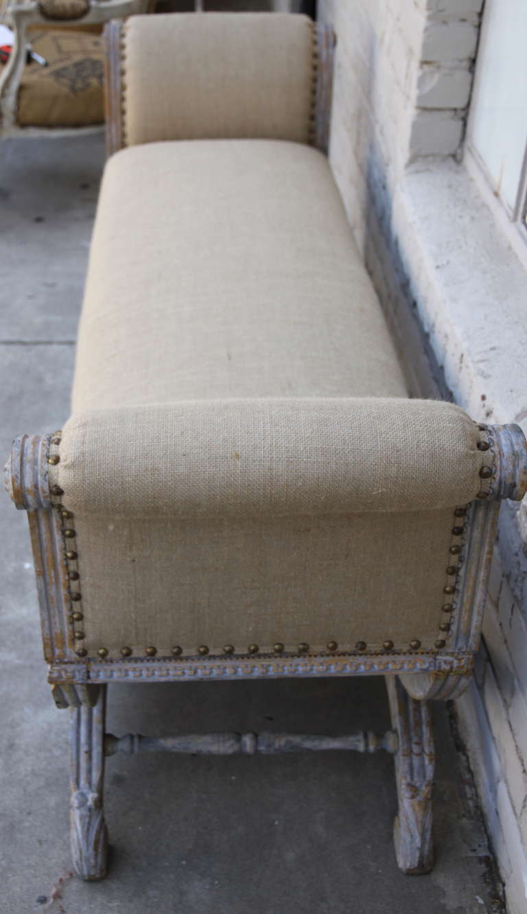 20th Century French Painted Bench, circa 1920s