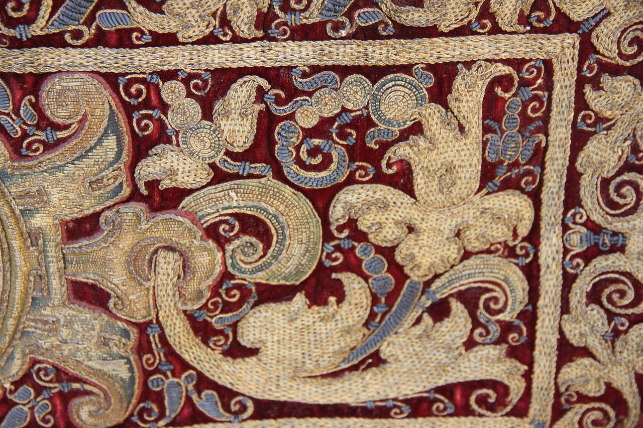 17th Century Italian Embroidered Textile 4