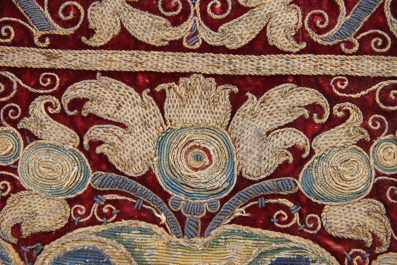 17th Century Italian Embroidered Textile 3
