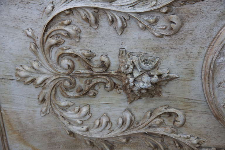 French Carved Wood Plaque at 1stDibs