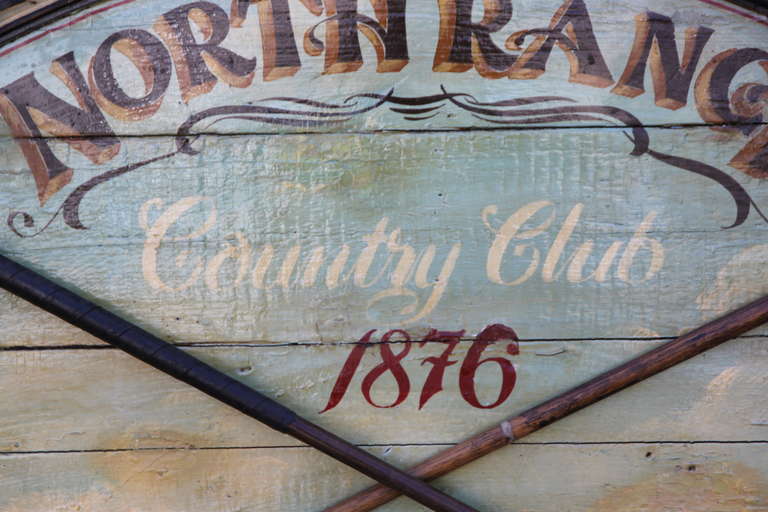 Other 19th Century Painted Golf Sign