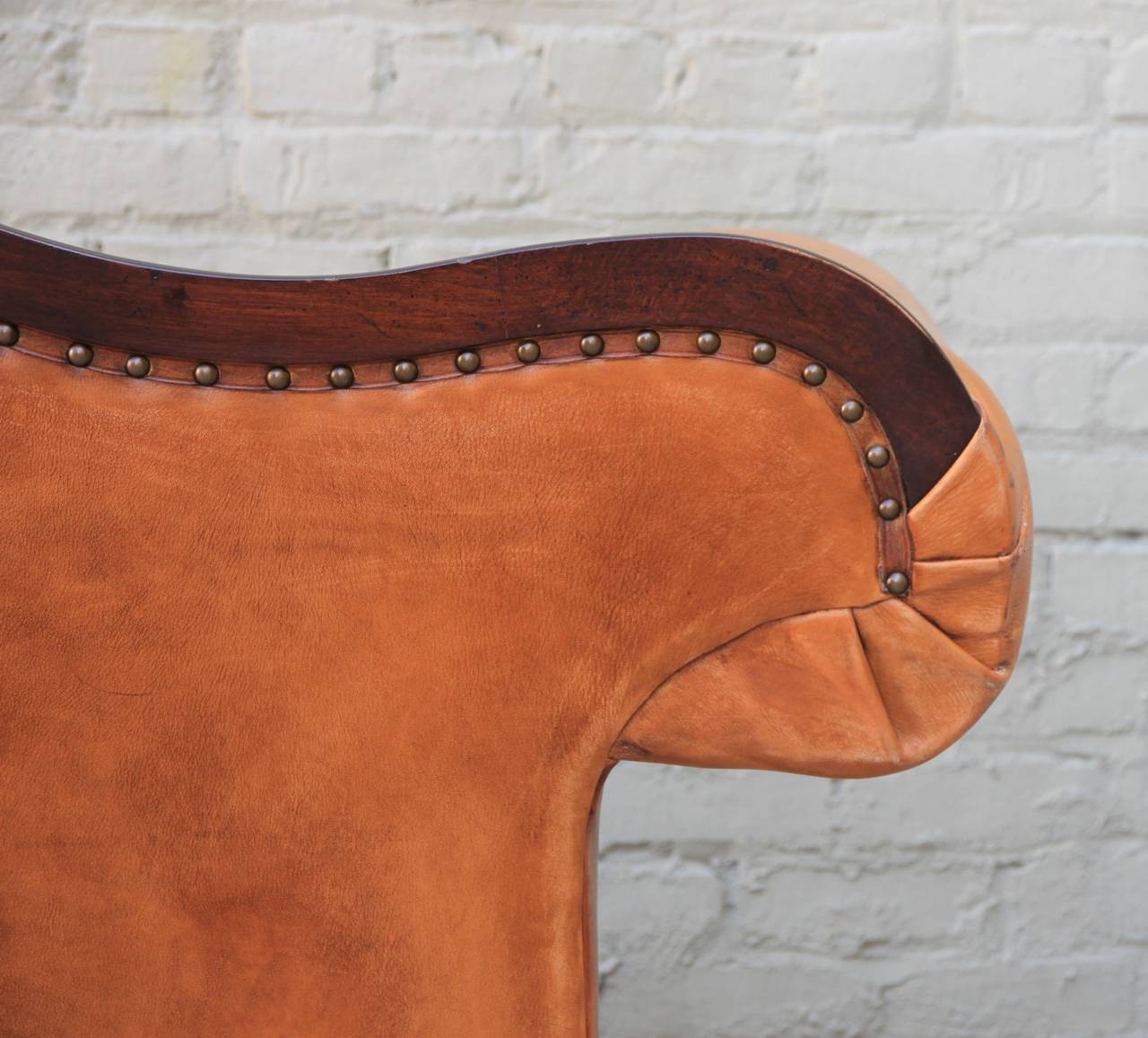 20th Century Ralph Lauren Leather Upholstered Sofa