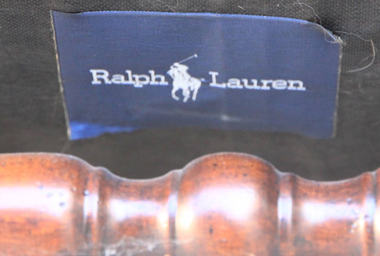 Ralph Lauren Leather Upholstered Sofa 1