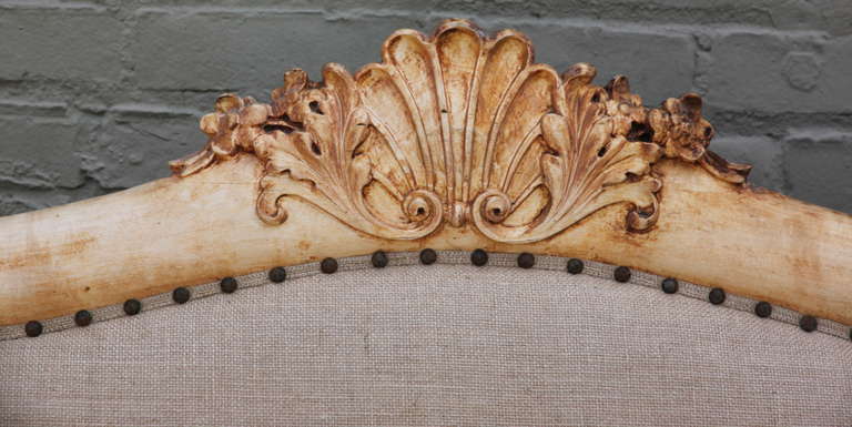 Baroque 19th Century Carved French Sofa