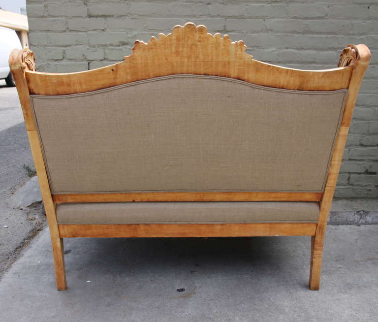 19th Century Carved French Sofa 1