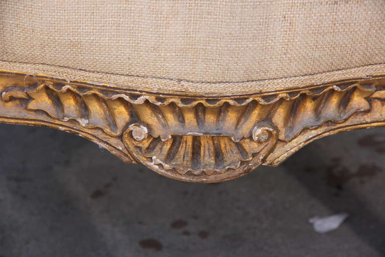 Pair of 19th Century French Giltwood Bergeres 2