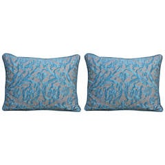 Pair of Farnese Patterned Fortuny Textile Pillows