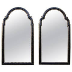 Pair of Grand Scale Chinoiserie Mirrors