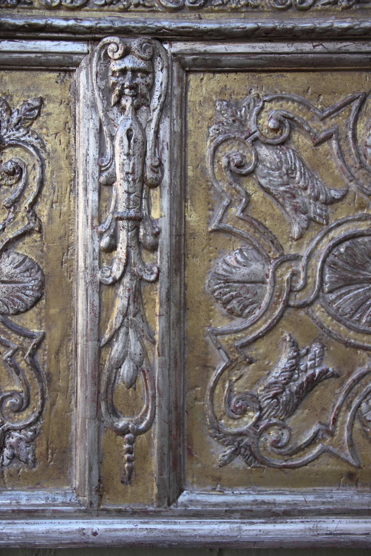 Baroque 19th Century Carved Italian Panel