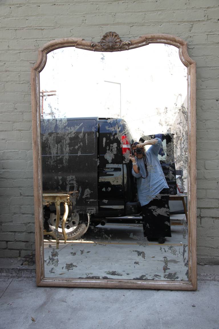 French Louis XV Style Carved Mirror