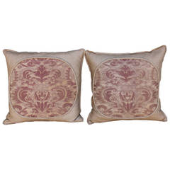 Pair of Custom Fortuny Textile Pillows
