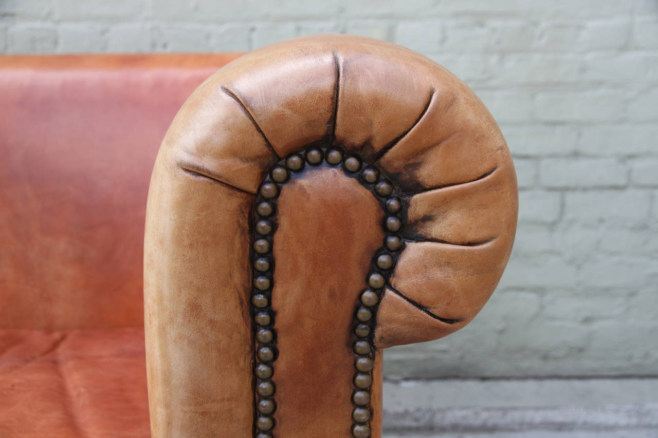 ralph lauren leather couch
