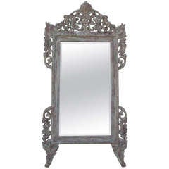 Carved Italian Painted Mirror