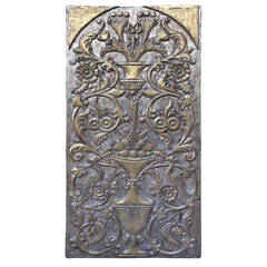 Giltwood Silver and Gold Panel, circa 1930s 7