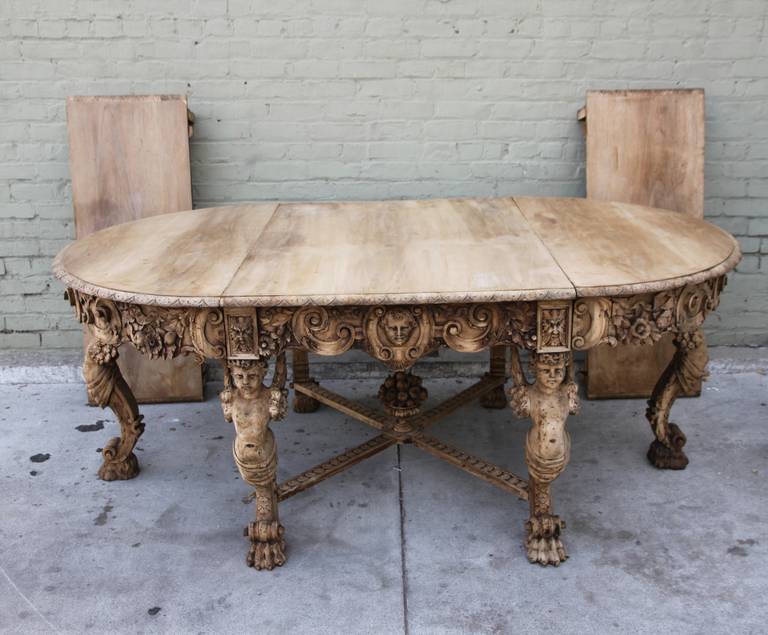 19th Century Italian Baroque Style Dining Table at 1stDibs