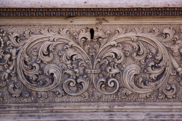Renaissance 19th C. Italian Carved Cassone