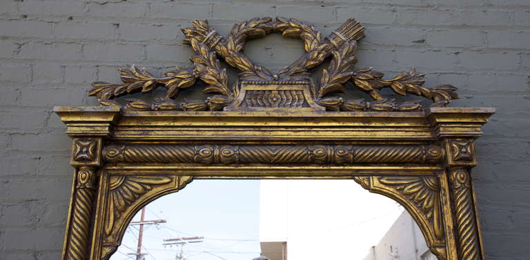 Mid-20th Century Grand French Giltwood Mirror