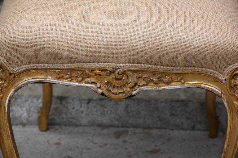 20th Century Pair of French Louis XV Style Benches