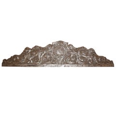 Italian Silver Leaf Architectural Carving