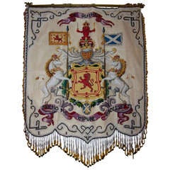 19th C. Scottish Beaded Textile
