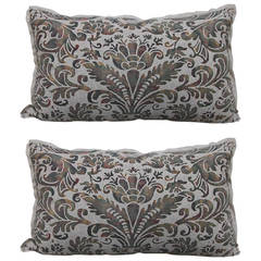 Pair of Custom Fortuny Textile Pillows