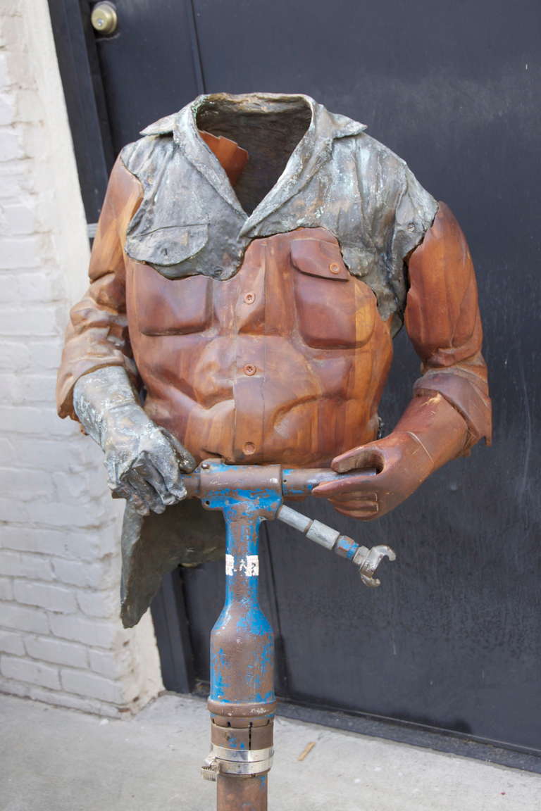 Modern Steve Linn Bronze Sculpture