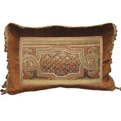 18th Century Brussels tapestry Pillow