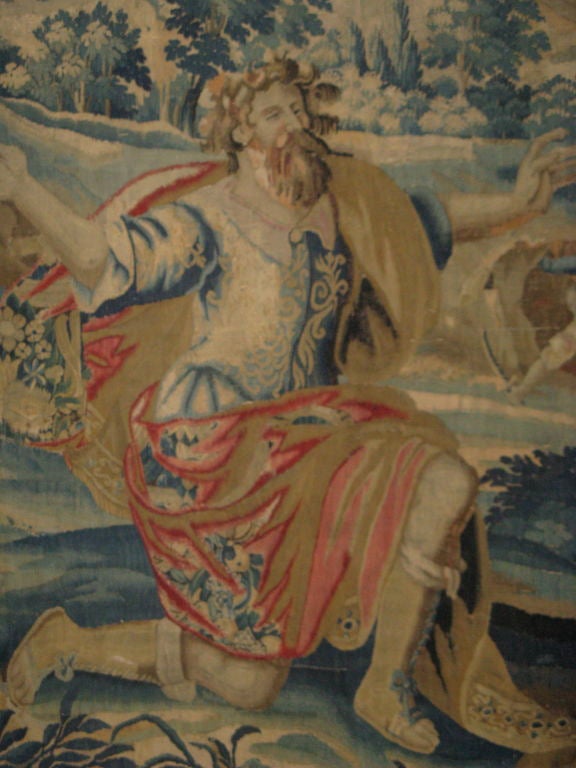 17th Century French Biblical Tapestry depicting "Moses"