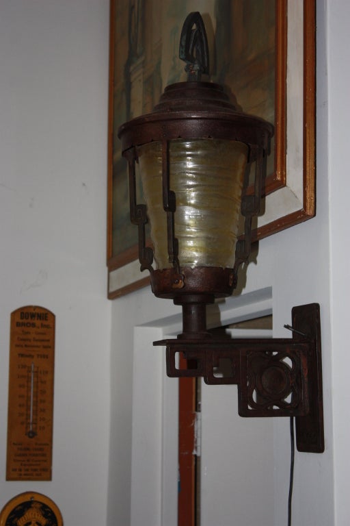 Unusual Old Wall Sconce