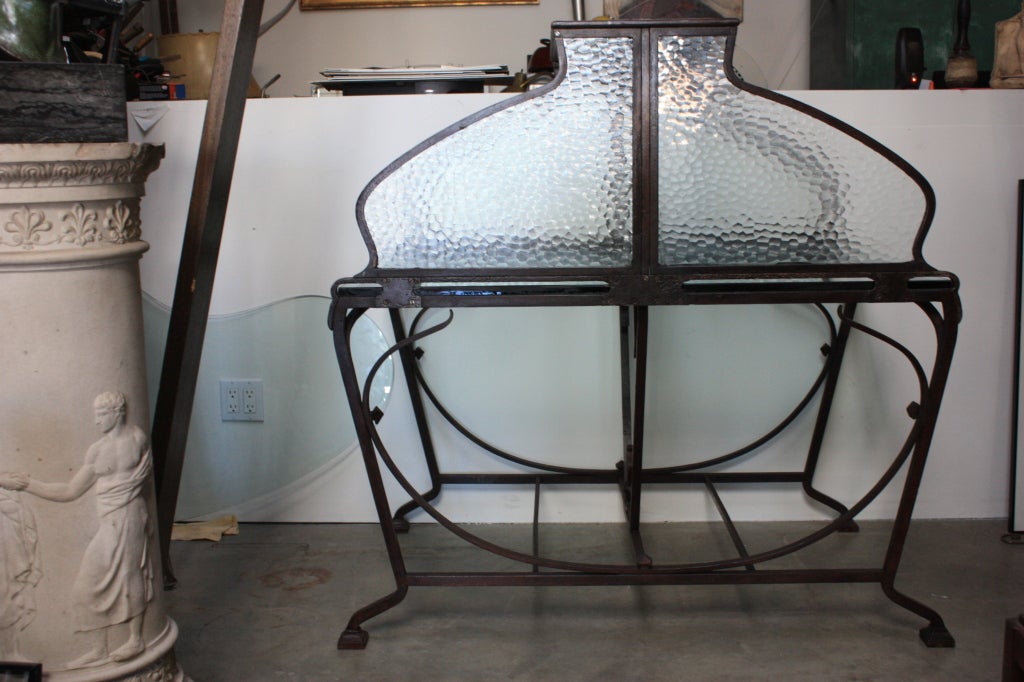 Double Sided Wrought Iron  Partners Desk For Sale 2