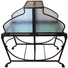 Double Sided Wrought Iron  Partners Desk