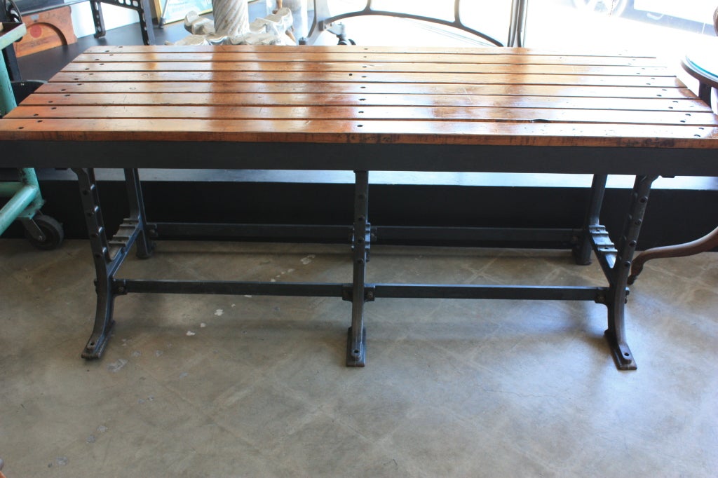 Amazing Legs Work or Console Table In Good Condition For Sale In Pasadena, CA