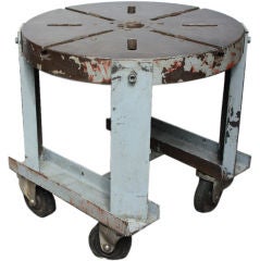Incredible and somewhat heavy  Industrial table