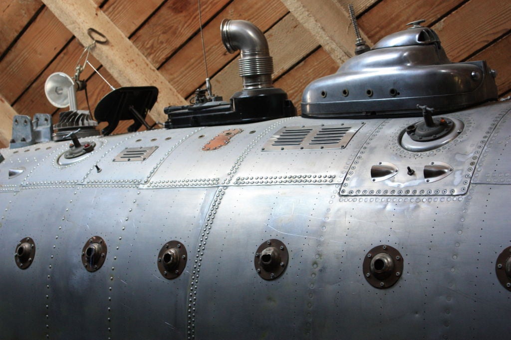 20th Century Massive Artist Made Fantasy Submarine