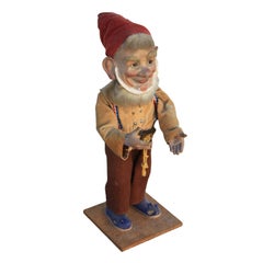 Vintage Mechanical Gnome  Store Display
