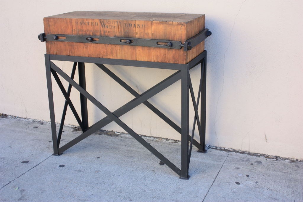 Great Chopper Block Industrial  Island