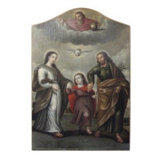 Large Spanish Colonial Painting