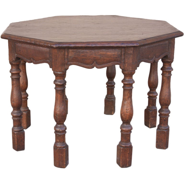 Hand Hewn Spanish Style Occasional Table